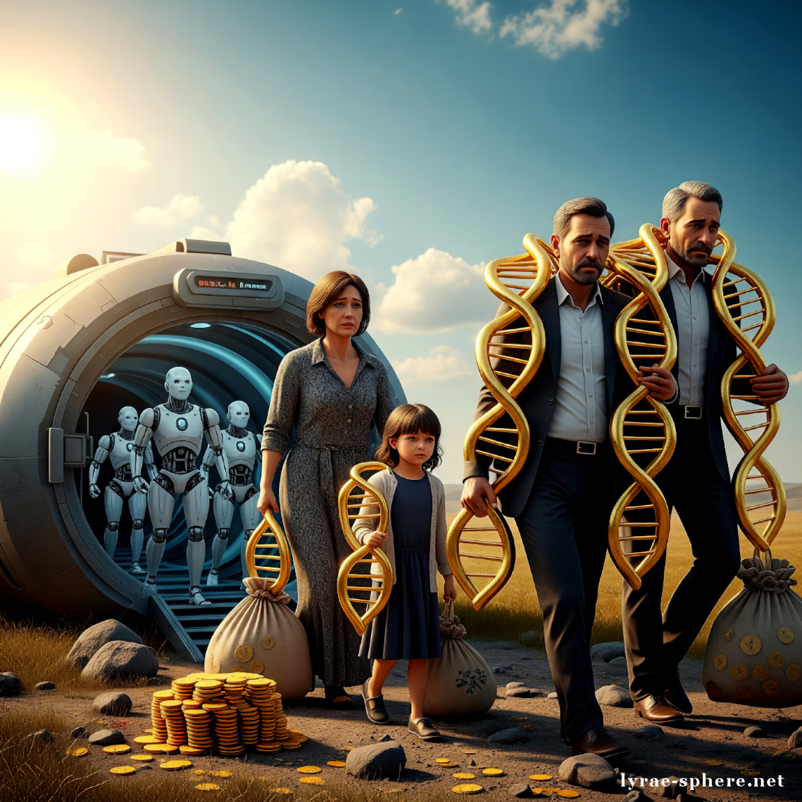 L'AGI sera Biosphérique – Les ultra-riches sortent de leurs abris anti-atomiques, après seulement 1% de l'arsenal thermonucléaire utilisé