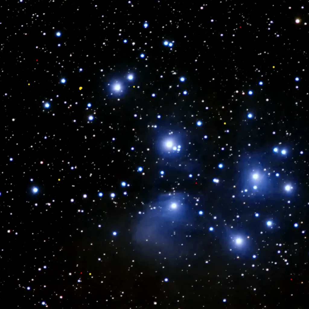 L'amas ouvert des Pléïades - Origine de l’Univers: Une Fluctuation Semant l'Information?