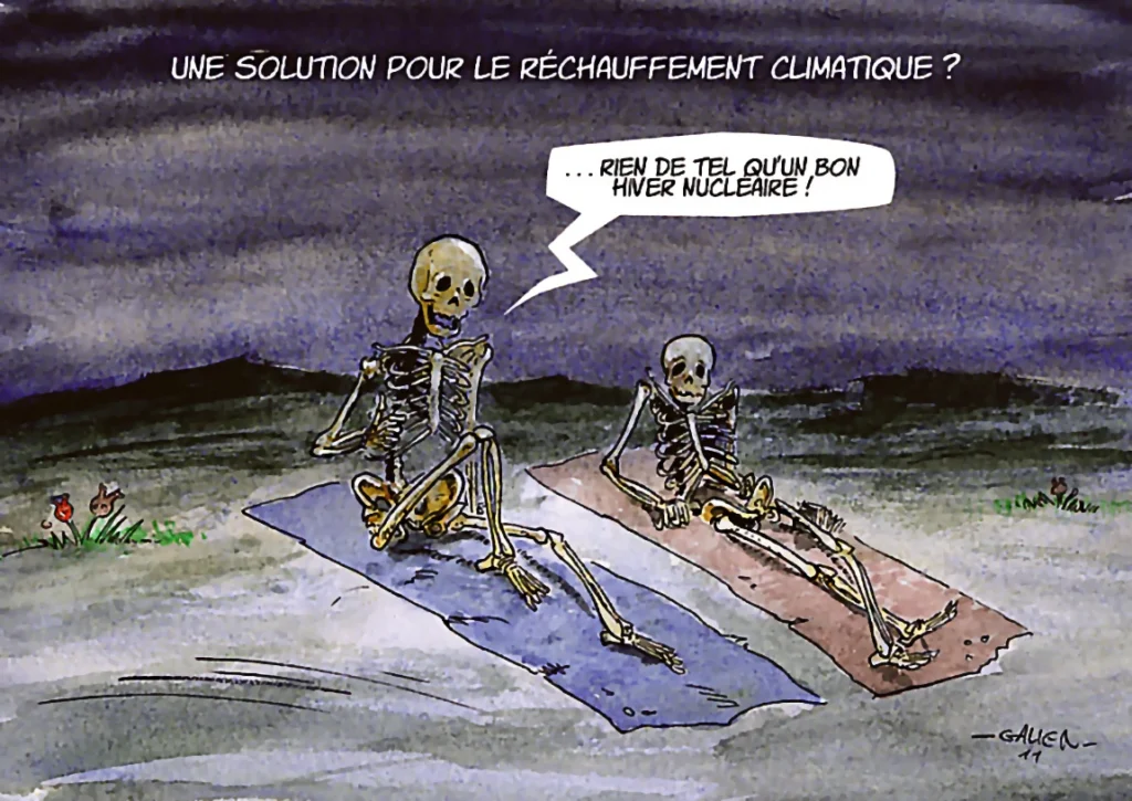 Humour hiver nucléaire - Origine de l’Univers: Une Fluctuation Semant l'Information?