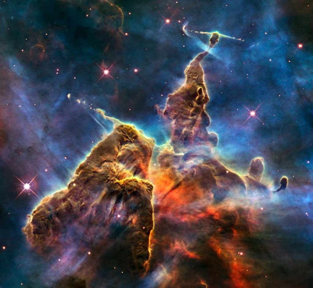 Nébuleuse de la Carène - Origine de l’Univers: Une Fluctuation Semant l'Information?