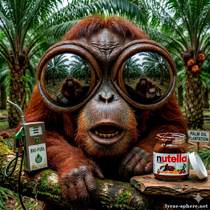 Lyrae Sphère - Nutella - Déforestation - Orang Outang
