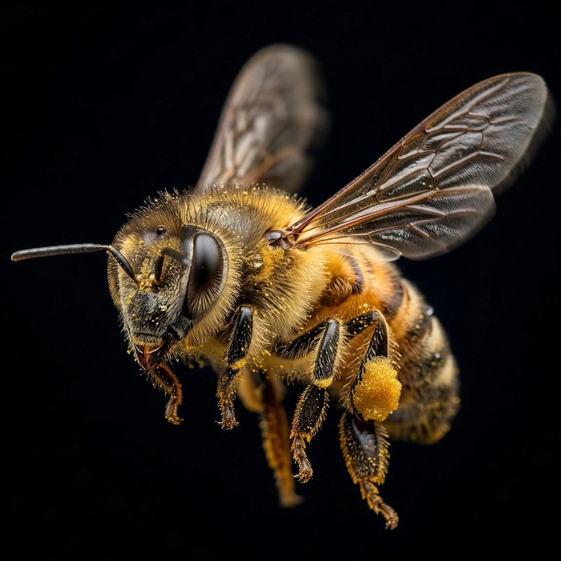 Abeilles et pollen