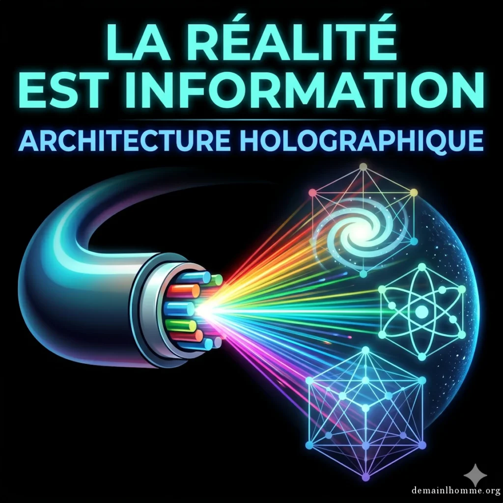 la réalité est information - Architecture holographique - L'Illusion de la Réalité Physique : Ce que la Science Cache - Lyrae Sphère