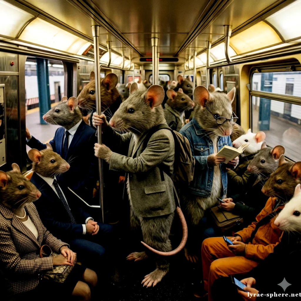 Souris - metro - boulot- dodo - Archil de Conscience: De l'Improbable Ordre Initial aux Archipels du Vivant Lyrae Sphere- Demain l'Homme