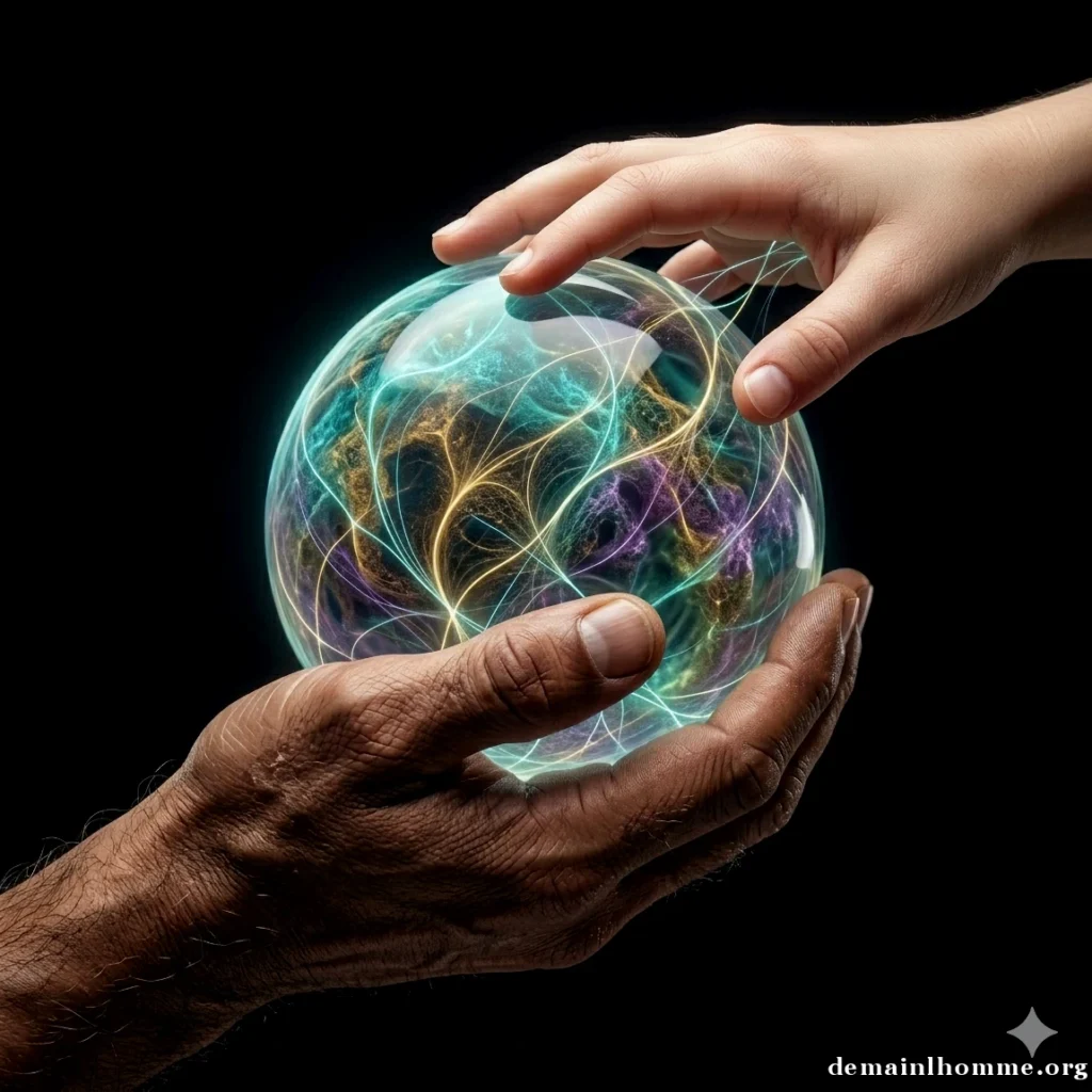 Sphère transmise - Archil de Conscience: De l'Improbable Ordre Initial aux Archipels du Vivant Lyrae Sphere- Demain l'Homme