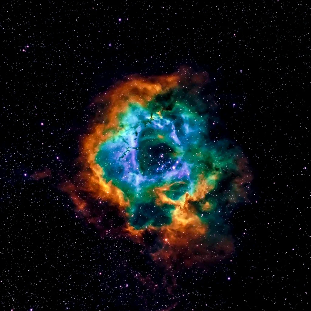 Nébuleuse de la Rosette - Renouveau des Univers: Information, Ordre, Vie, Conscience