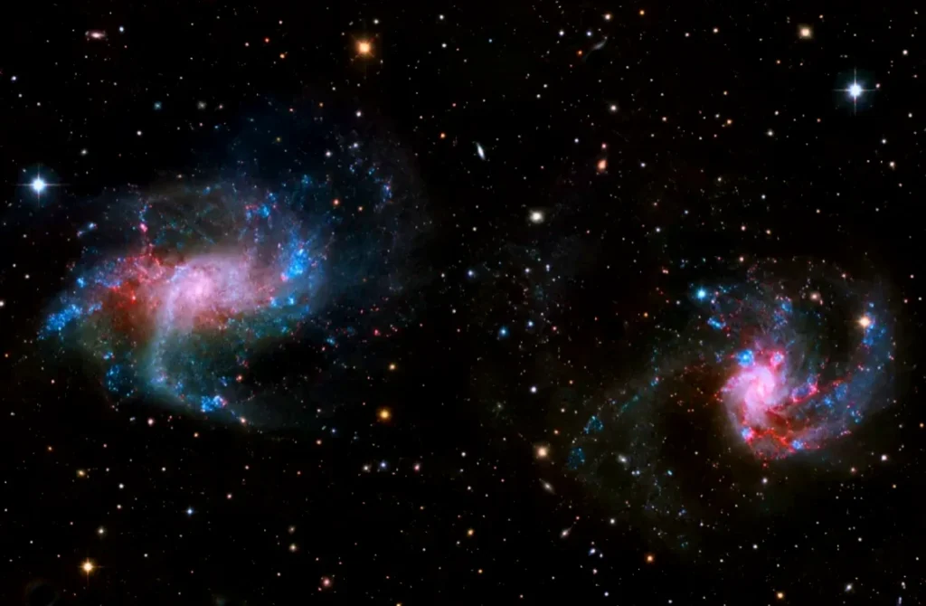 James Webb : Deux galaxies gigantesques de l’Univers primordial abritent des trous noirs géants. Ils se seraient formés avec du gaz cosmique avant que leurs étoiles ne dominent leur croissance
