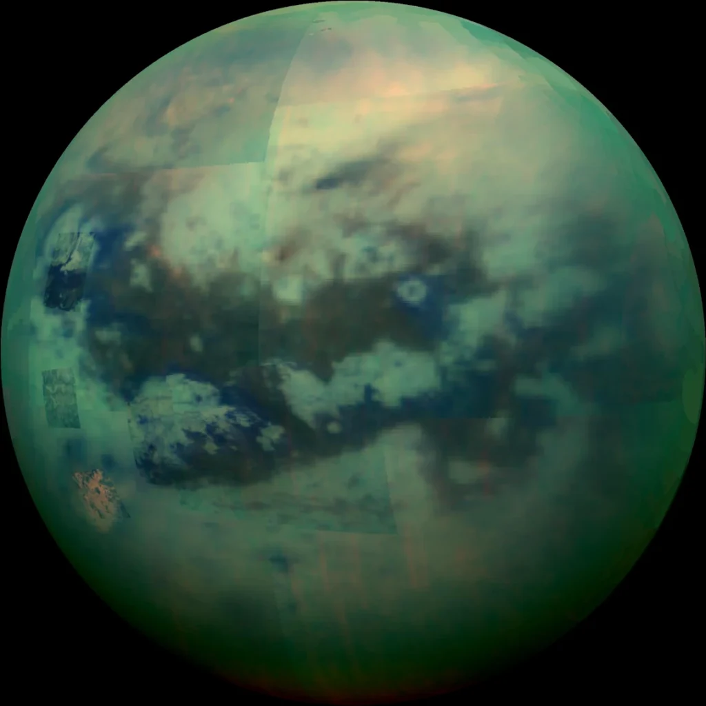 James Webb : Titan, une des lunes de Saturne
